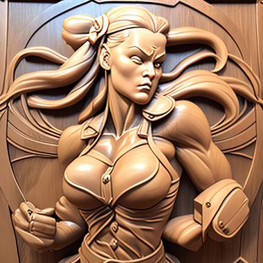 3D модель St Cammy Street Fighter (STL)